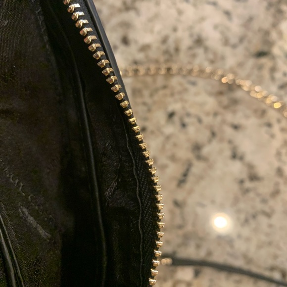 Paul Costelloe Leopard/Leather Handbag Purse With Gold Chain Strap PC6938A - Picture 7 of 11